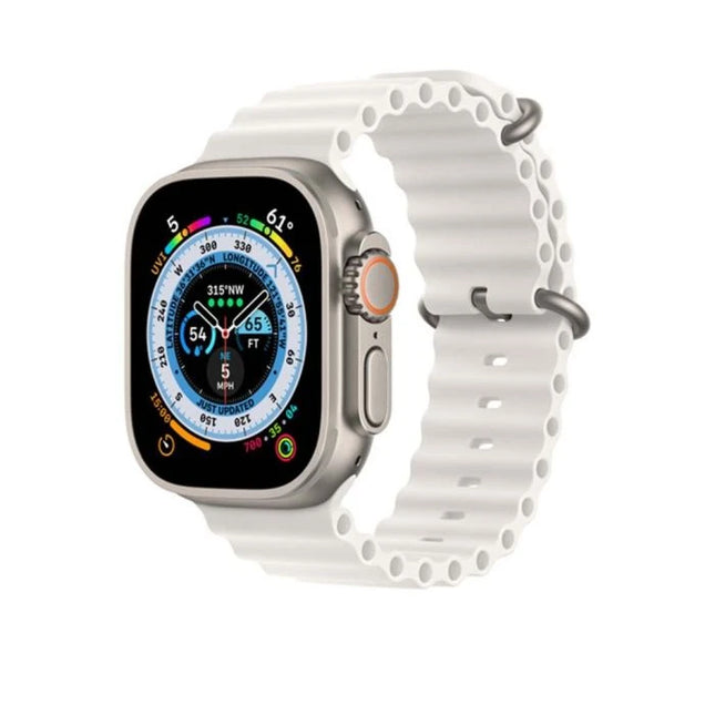 Bracelet Apple Ocean pour Apple Watch 44-45-49 mm – Blanc