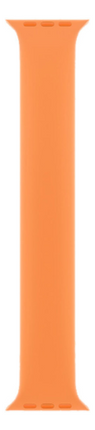 Bracelet Solo en silicone Apple pour Apple Watch – Orange Souci