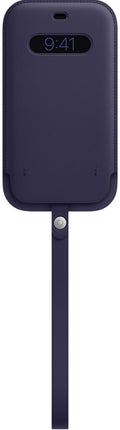 Étui en cuir Apple iPhone 12 Pro Max avec MagSafe - Violet foncé - Violet