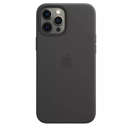Coque en cuir Apple iPhone 12 Pro Max avec MagSafe – noir