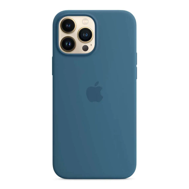 Coque en silicone Apple iPhone 13 Pro Max avec MagSafe - Blue Jay - Bleu
