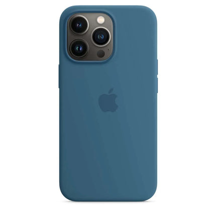 Coque en silicone Apple iPhone 13 Pro avec MagSafe - Blue Jay (Bleu)
