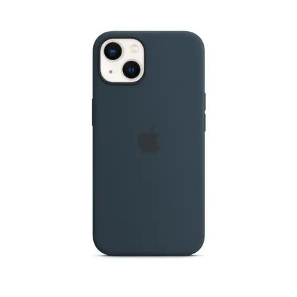 Coque en silicone Apple iPhone 13 avec MagSafe - Bleu Abyss
