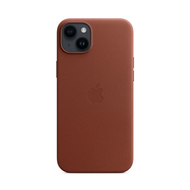 Coque en cuir pour Apple iPhone 14 Pro avec MagSafe - Umber (brun)