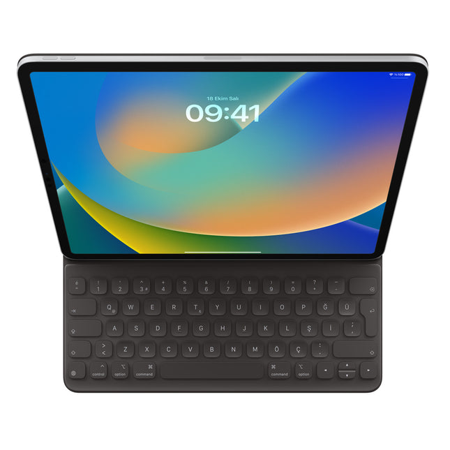 Apple Smart Keyboard Folio – iPad Pro 12,9 pouces & iPad Air 13 pouces (M2) – Clavier turc Q