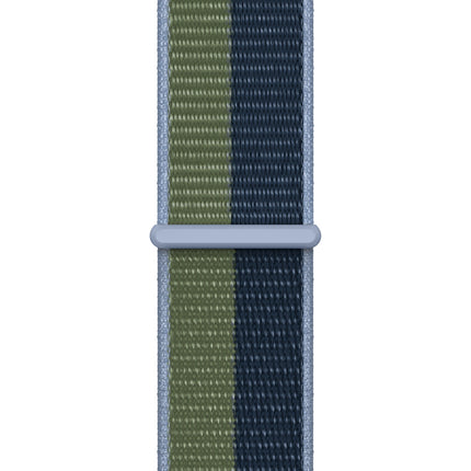 Apple Watch Sport Loop 41 mm – Bleu Abyssal/Vert Mousse