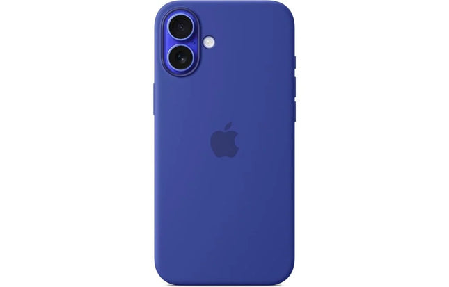 Coque en silicone Apple iPhone 16 plus - bleu ultra marine