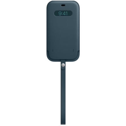Étui en cuir Baltic Blue pour Apple iPhone 12 Pro Max - Bleu