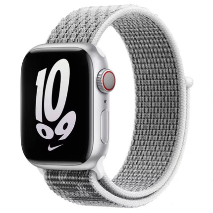 Apple Nike Sport Loop pour Apple Watch 41 mm – Summit Blanc/Noir