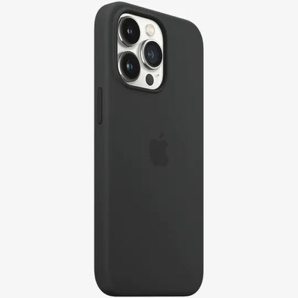 Coque en silicone Apple iPhone 13 Pro avec MagSafe – Minuit (Noir)