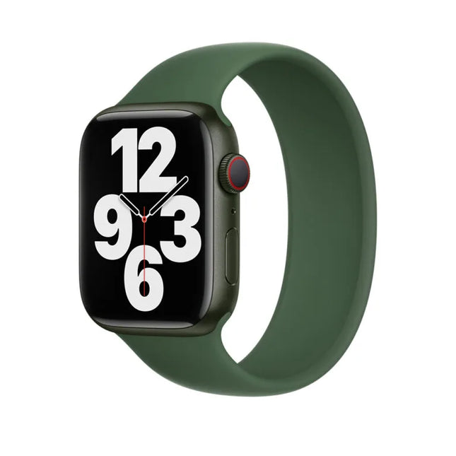 Bracelet Solo en silicone Apple pour Apple Watch – vert trèfle