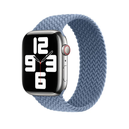 Bracelet Solo tressé Apple pour Apple Watch – bleu