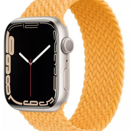 Bracelet Solo tressé Apple pour Apple Watch – Jaune