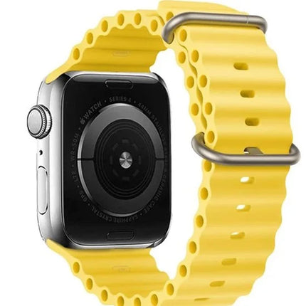 Bracelet Apple Ocean pour Apple Watch 44-45-49 mm – Jaune