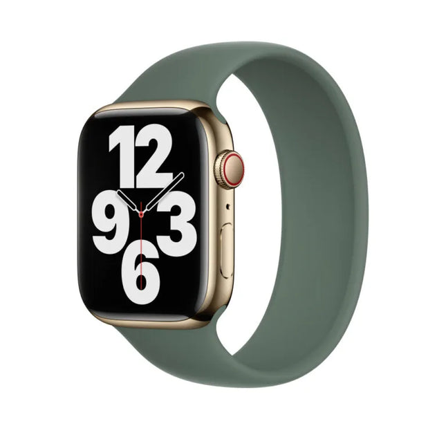 Bracelet solo loop en silicone Apple - vert