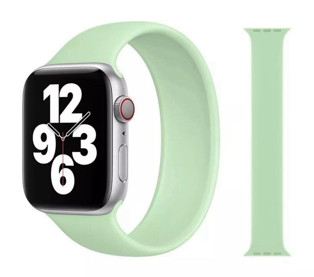Bracelet solo loop en silicone Apple - blanc