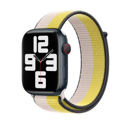 Apple Sport Loop pour Apple Watch 41 mm – Lait d'avoine/Zeste de citron