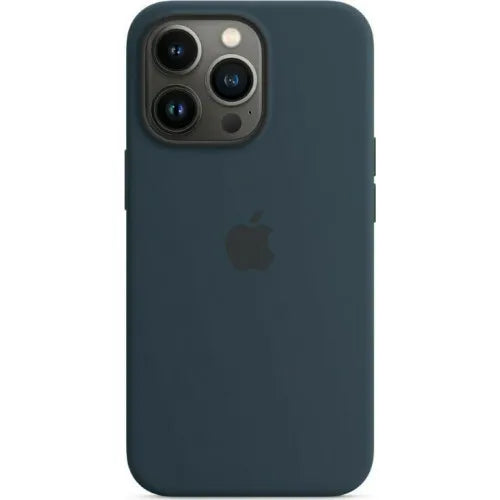 Coque en silicone Apple iPhone 13 Pro avec MagSafe - Bleu Abyss