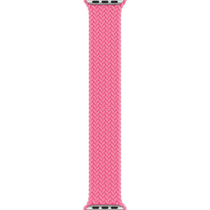 Bracelet solo tressé Apple Watch - Rose flamant