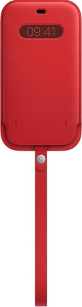 Étui en cuir pour Apple iPhone 12 Pro Max - rouge