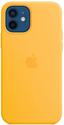 Coque en silicone Apple iPhone 12/12 pro - jaune