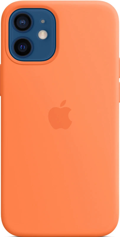 Coque en silicone Apple iPhone 12 mini avec MagSafe - Kumquat (Orange)