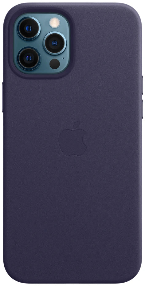 Coque en cuir Apple iPhone 12 Pro Max avec MagSafe – Violet profond