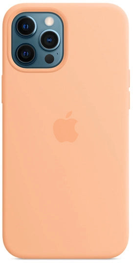 Coque en silicone Apple iPhone 12 Pro Max MagSafe – Orange pastel