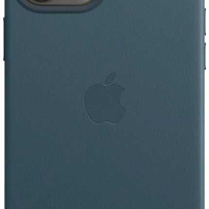 Coque en cuir Apple iPhone 12 Pro Max avec MagSafe – Bleu baltique