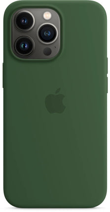 Coque en silicone Apple iPhone 13 Pro avec MagSafe – Vert trèfle