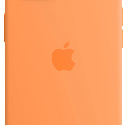 Coque en silicone Apple iPhone 13 avec MagSafe – Marigold (Orange)