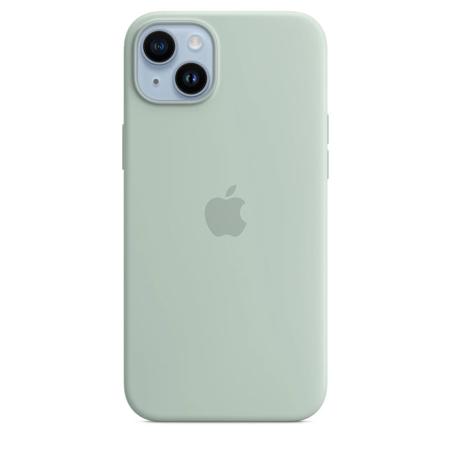 Coque en silicone Apple iPhone 14 Plus - vert