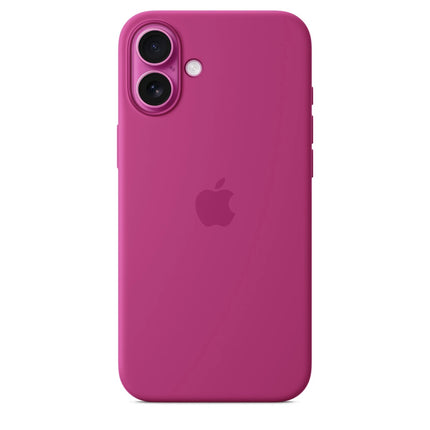 Coque en silicone Apple iPhone 16 plus - Fuchsia - violet