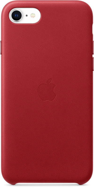 Étui en cuir Apple pour iPhone SE (2020) – Rouge
