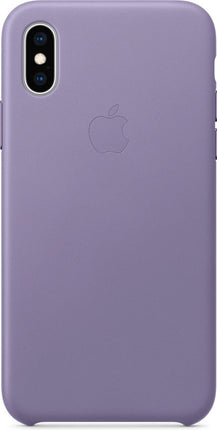 Coque de téléphone en cuir iPhone Xs | Violet