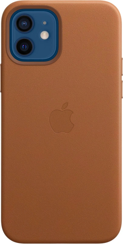 Coque en cuir Apple iPhone 12/12 Pro avec MagSafe - Marron