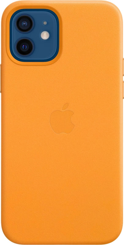 Coque en cuir Apple iPhone 12/12 Pro avec MagSafe - Orange