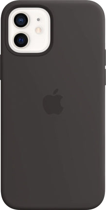 Coque en silicone Apple iPhone 12/12 Pro avec MagSafe – Noir