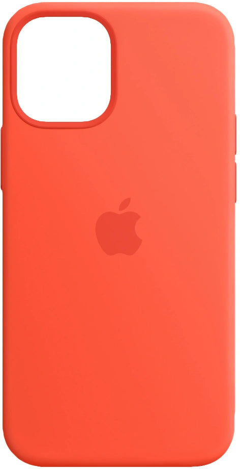 Coque en silicone Apple iphone 12 mini couleur - Orange