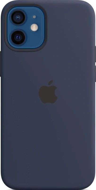 Coque en silicone Apple iPhone 12 Mini avec MagSafe – Bleu foncé