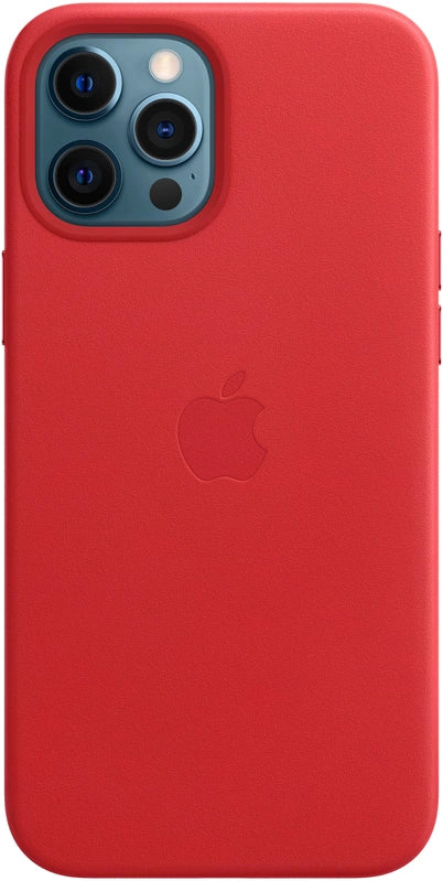 Apple iPhone 12 pro max étui en cuir - rouge