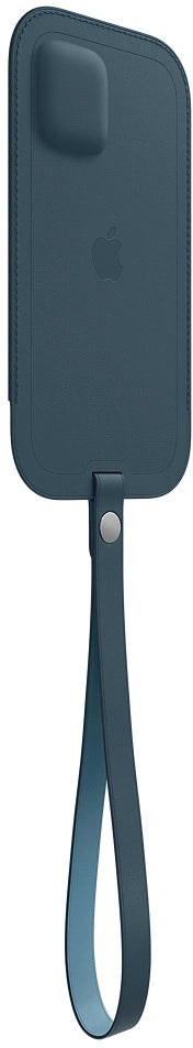 Housse en cuir Apple iPhone 12/12 Pro avec MagSafe – Bleu Baltique