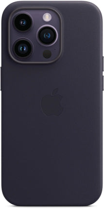 Coque en cuir Apple iPhone 14 Pro avec MagSafe - bleu encre