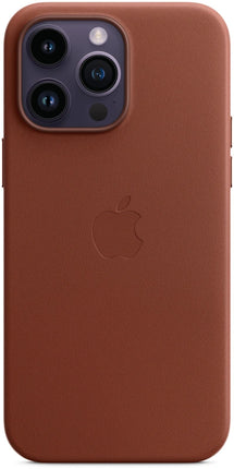 Coque en cuir Apple iPhone 14 Pro Max avec MagSafe – Umber