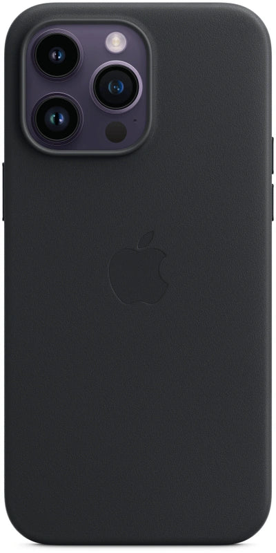 Coque en cuir Apple iPhone 14 Pro Max avec MagSafe - noir