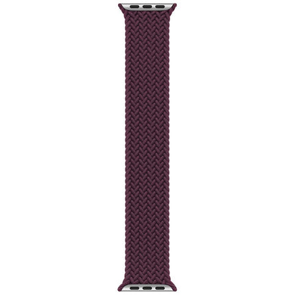 Bracelet solo tressé Apple Watch - Rouge Cerise
