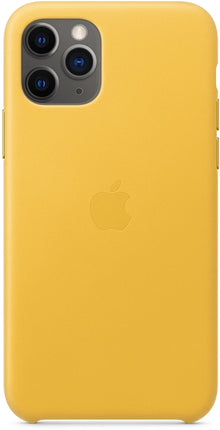 Apple iPhone 11 Pro Étui en cuir – jaune