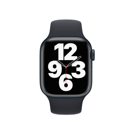 Bracelet Sport Apple Watch 41 mm noir – Moyen/Grand